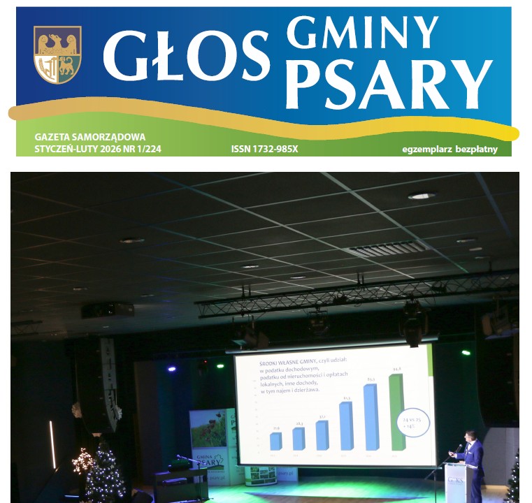 Zdjęcie przedstawia okładkę G losu Gminy Psary