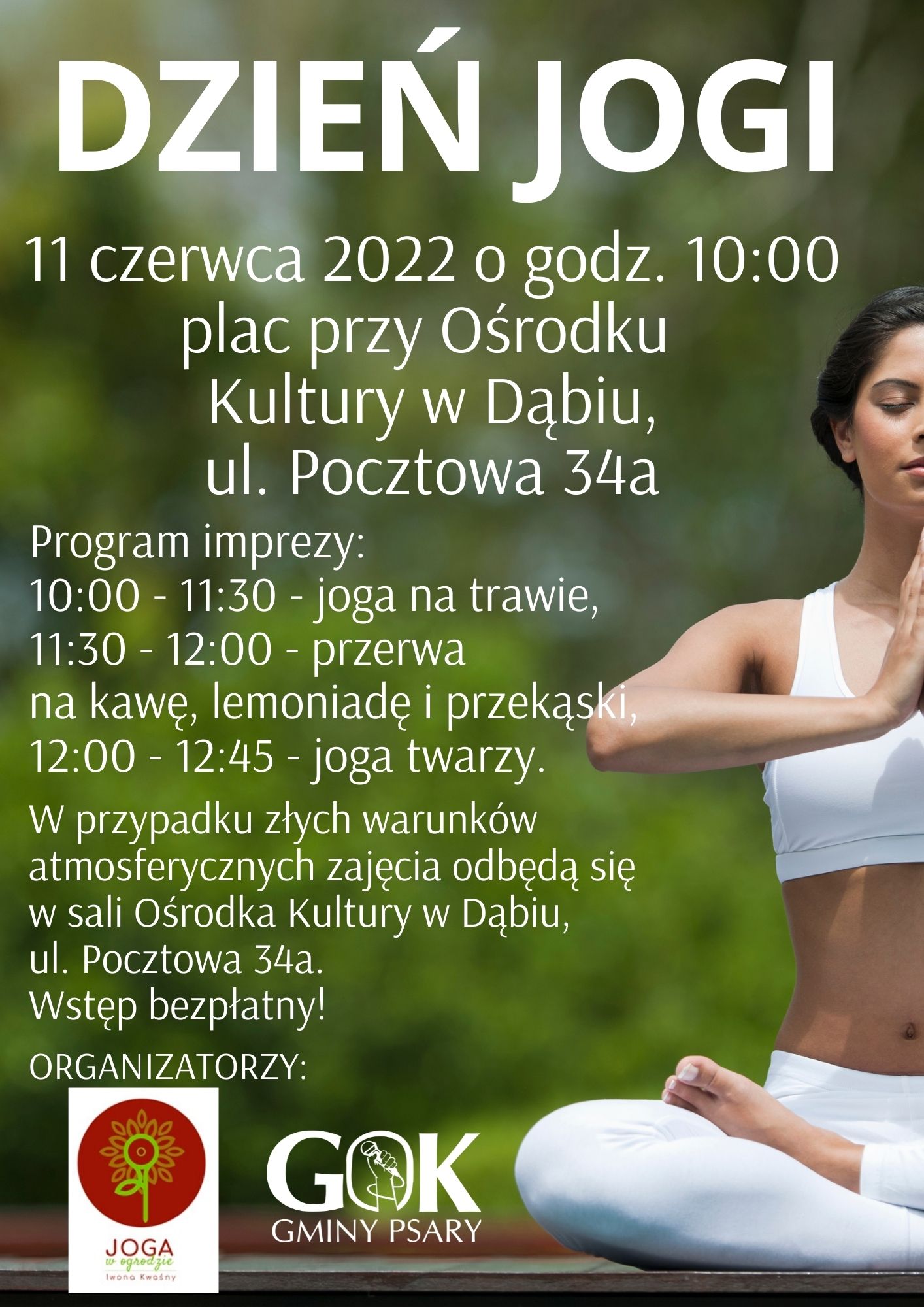 Mitowa Joga Fitness Ulotka 1