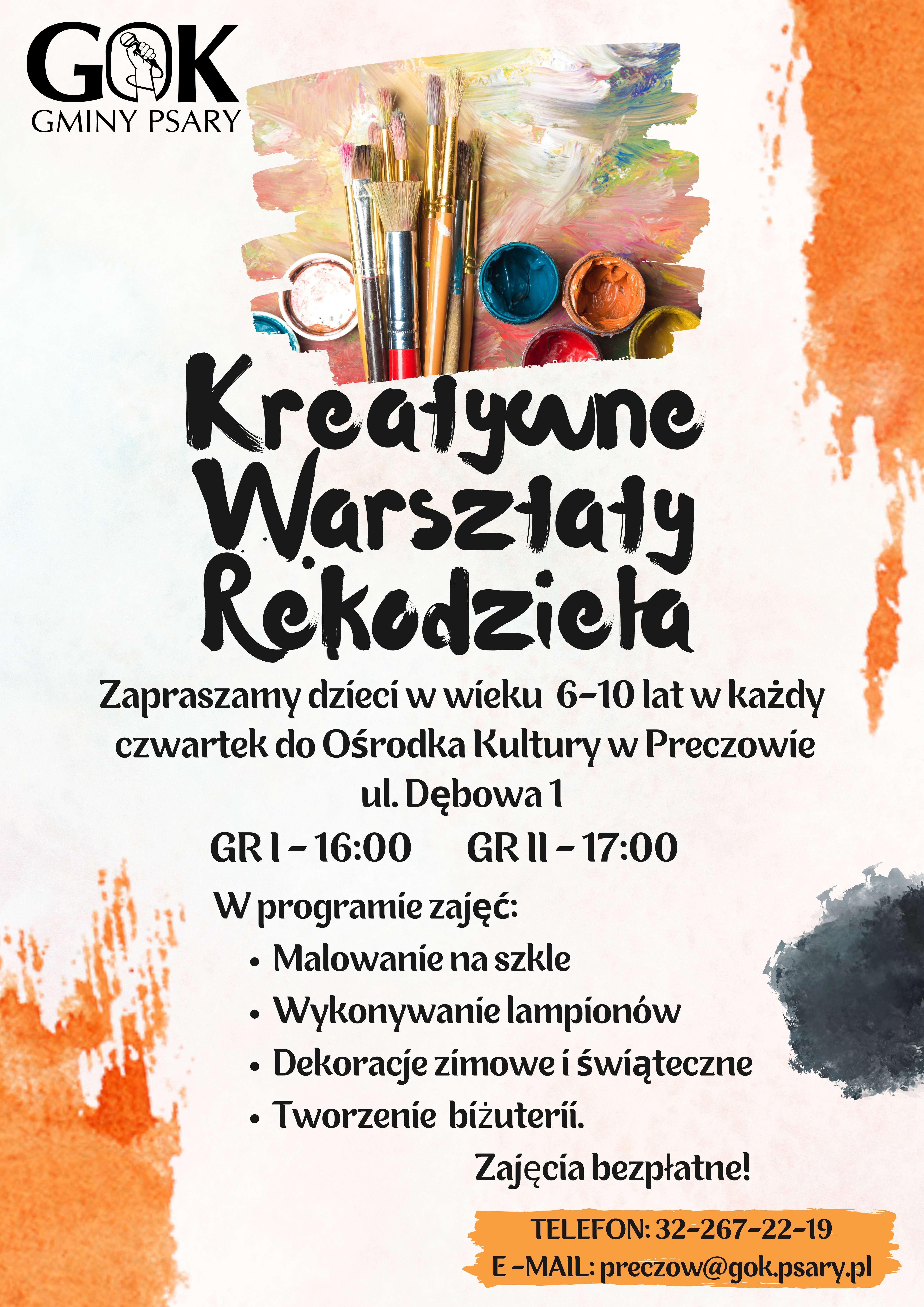 Kreatywne warsztaty rekodziea