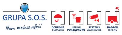 Grafika przedstawia logo firmy "GRUPA S.O.S."