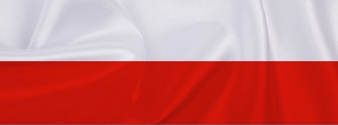 Grafika przedstawię flagę Polskich, u góry jest kolor biały, a na dole kolor czerwony
