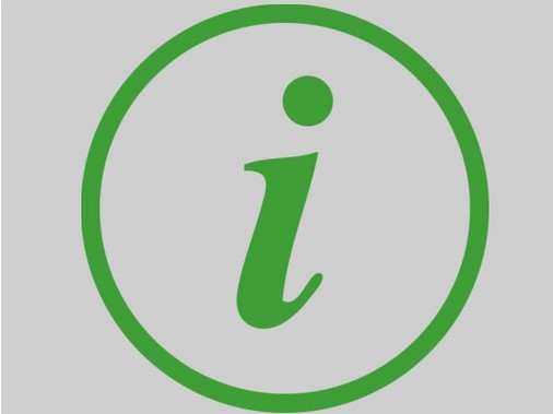 Grafika zawiera znak "i" na szarym tle