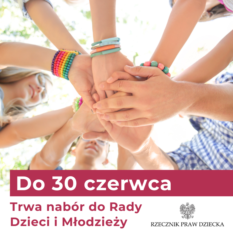 Grafika przedstawia miniaturkę plakatu, ręce dzieci