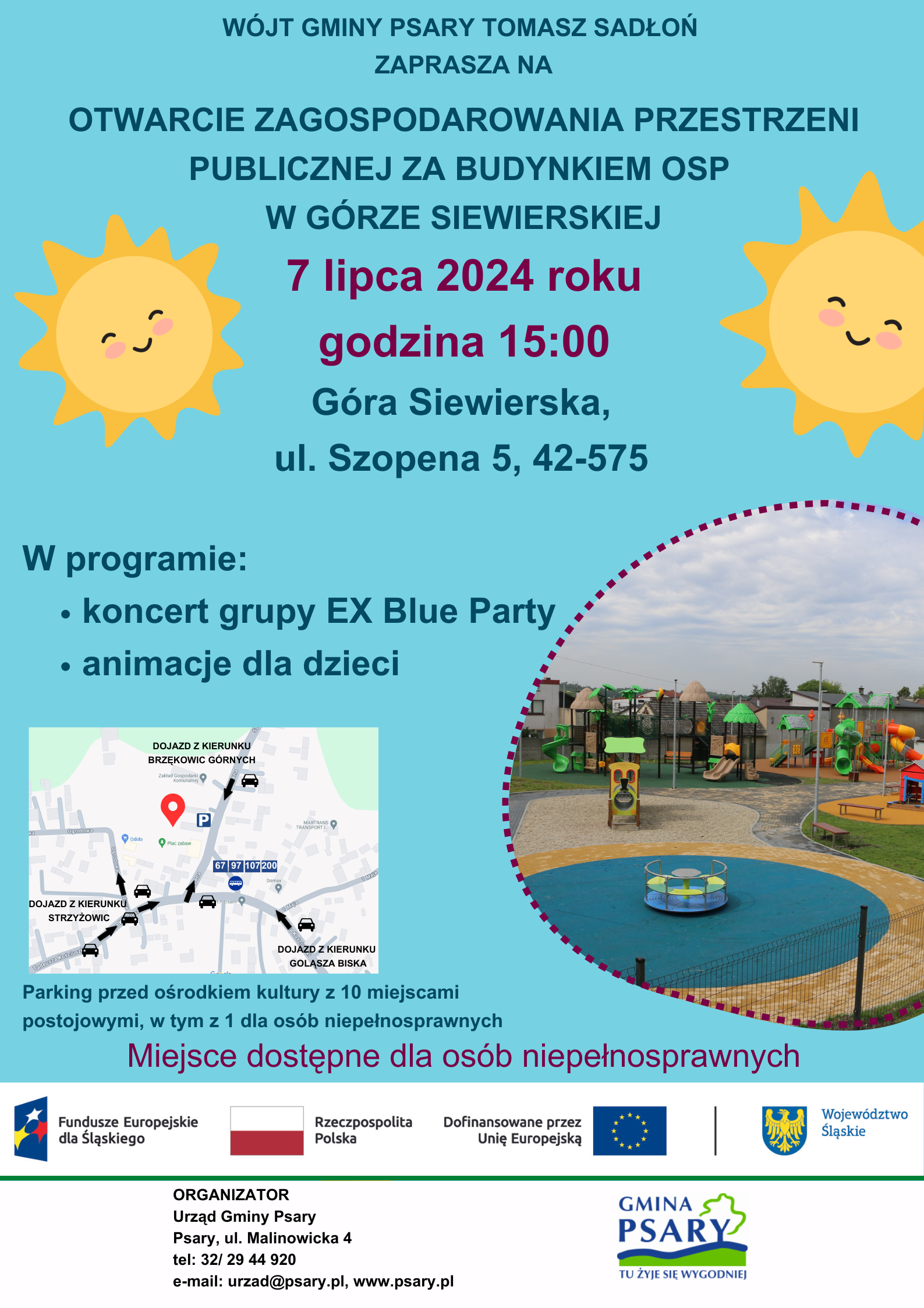 Plakat otwarcie GS