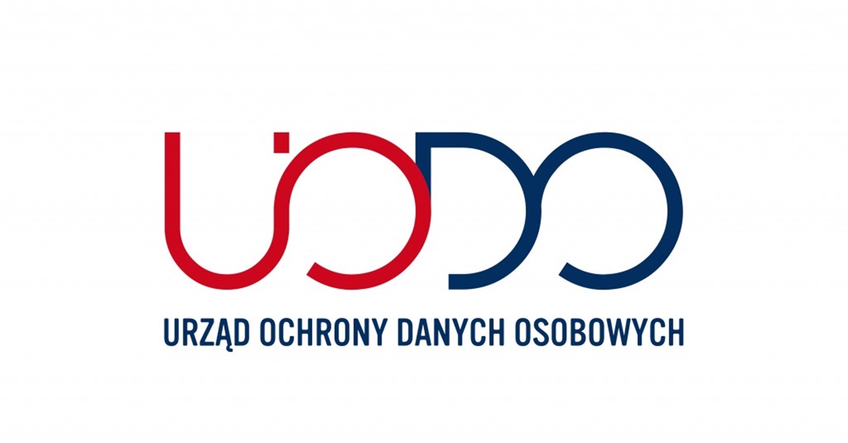 Grafika przedstawia logo UODO