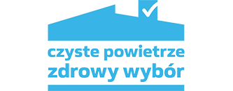 Grafika przedstawia logo Programu "Czyste Powietrze"