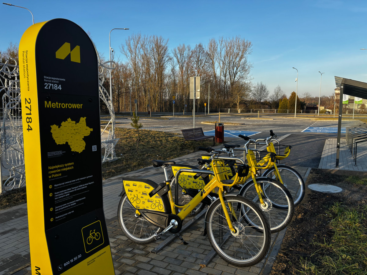 Zdjęcie przedstawia Metrorowery