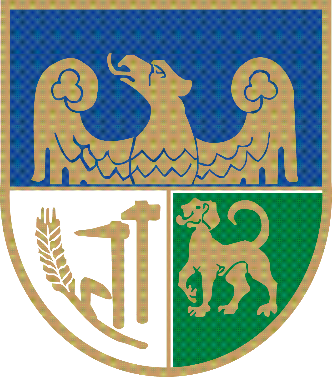 Grafika przedstawia herb gminy