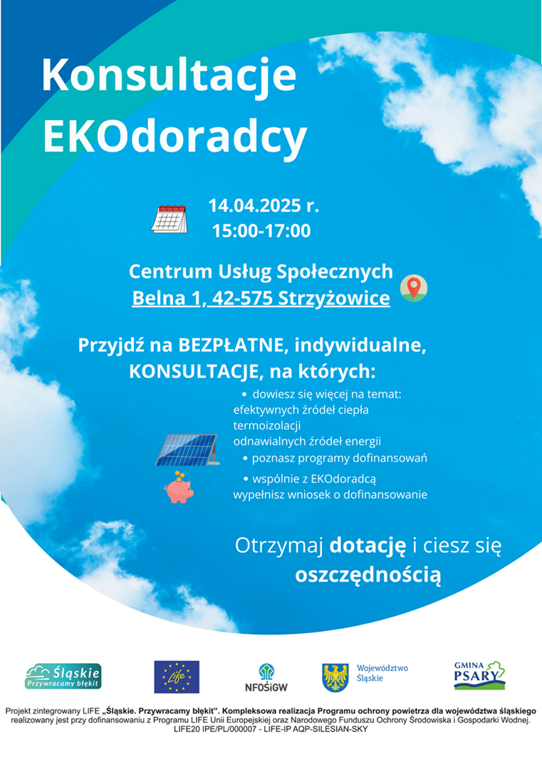 konsultacje ekodoradcy plakat 14.04.2025