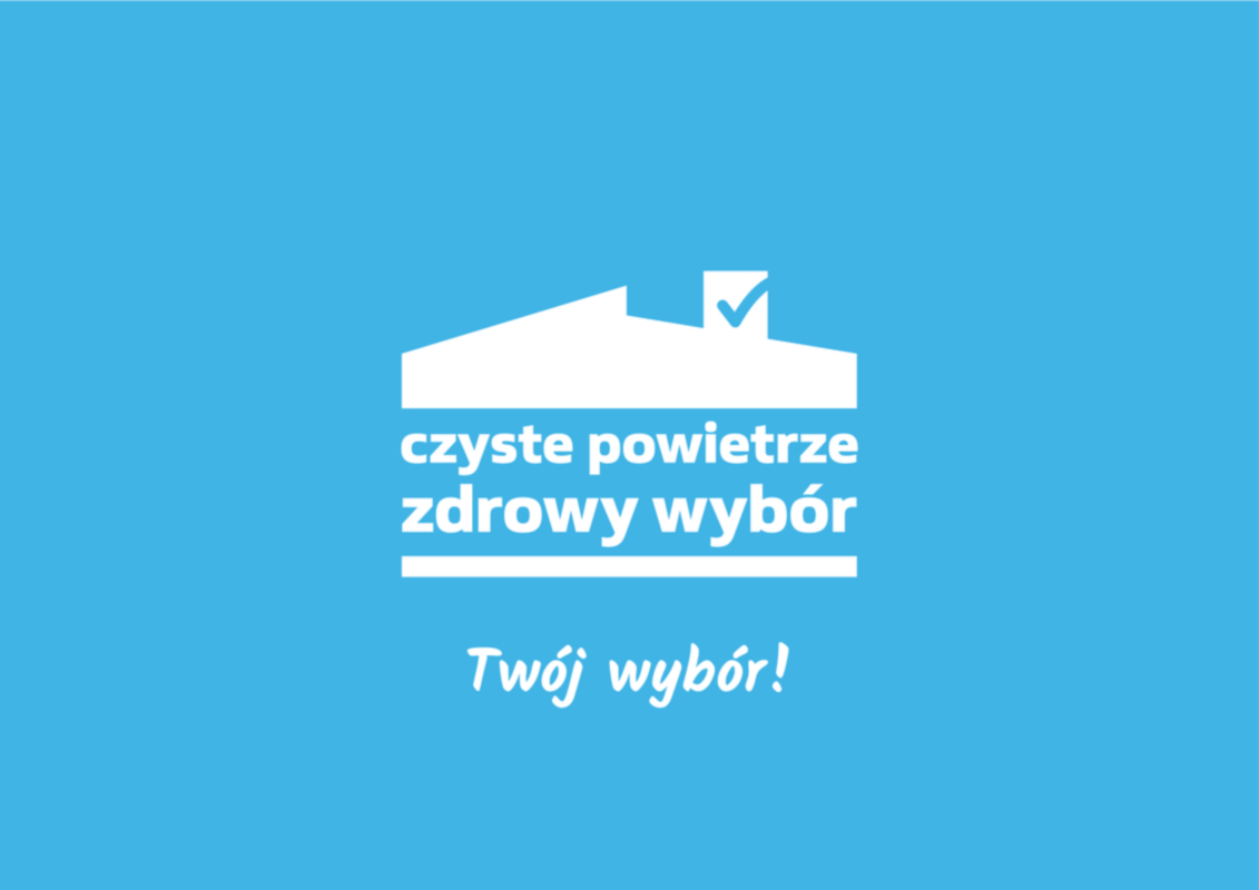 Grafika zawiera logo Czystego Powietrza